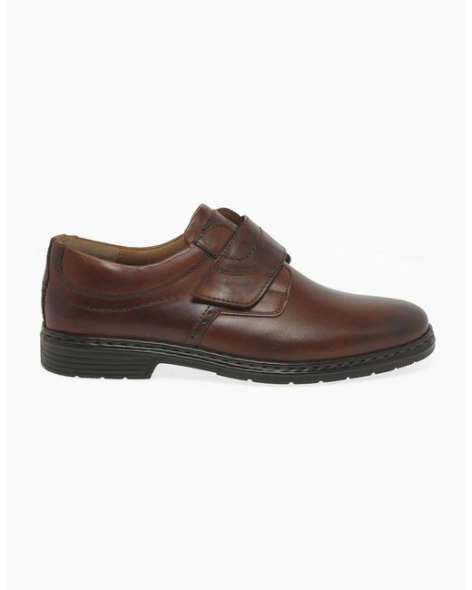 Josef Seibel Brown Alastair 16 Riptape Shoes for men