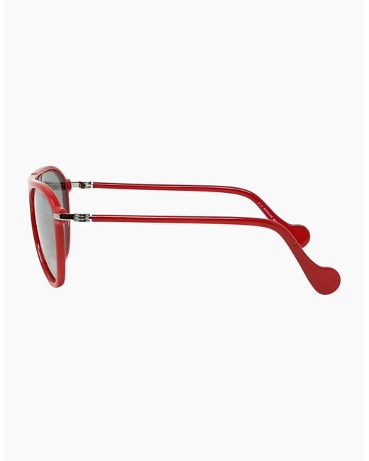 Moncler Red Ml0054 67C Oo Sunglasses for men