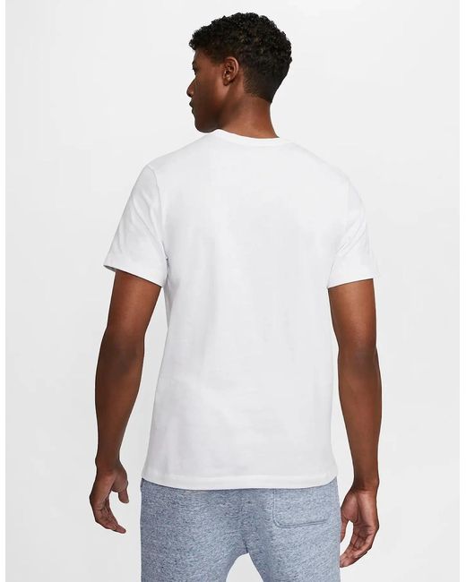 Nike White Club Sportswear T-Shirt for men