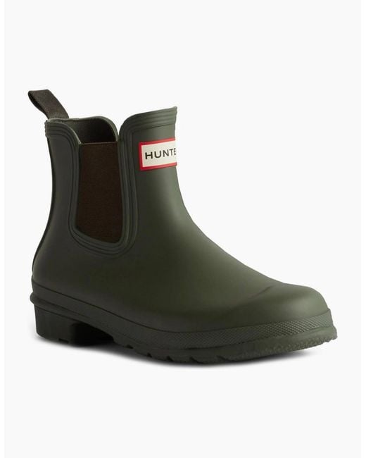 Hunter Green Original Chelsea Wellingtons