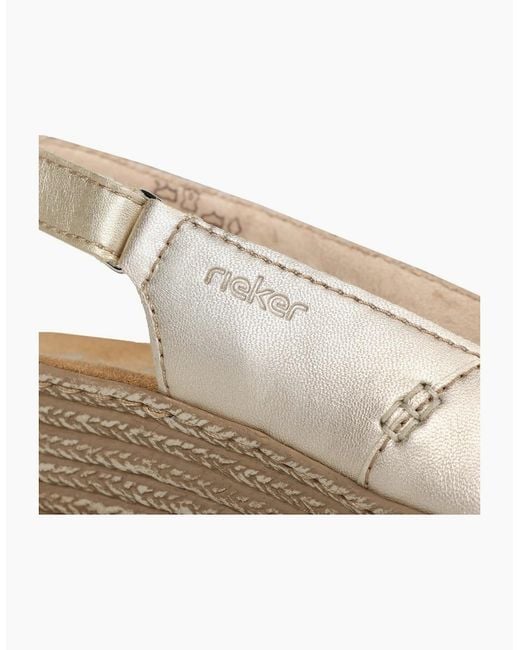 Rieker White Honolulu Sandals