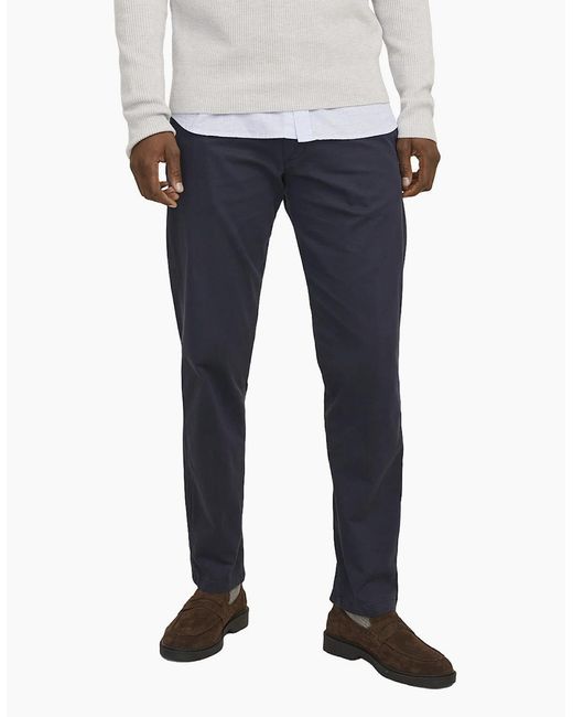 Jack & Jones Blue Kane Barret Chinos for men