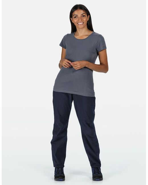Regatta Blue Ladies Highton Walking Over Trousers