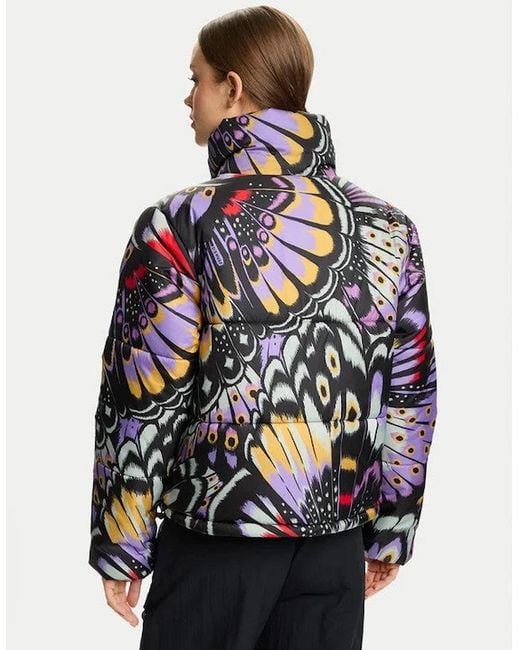 Adidas Gray X Farm Rio Quilted Puffer Jacket