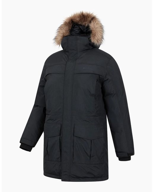 Mountain Warehouse Blue Antarctic Extreme Waterproof Down Jacket for men