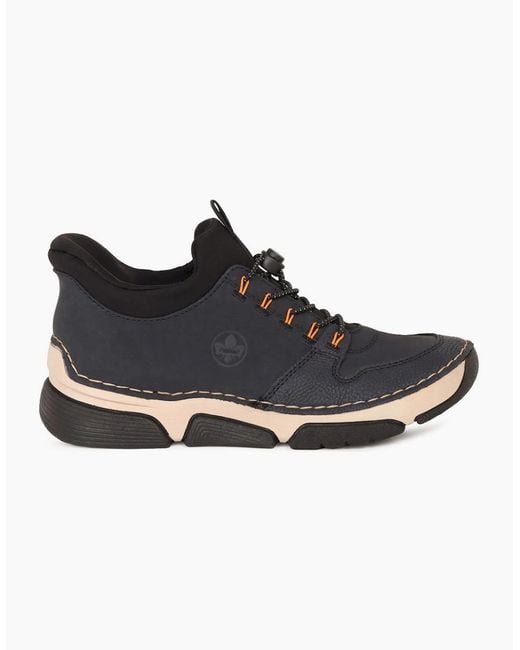 Rieker Black Event Trainers