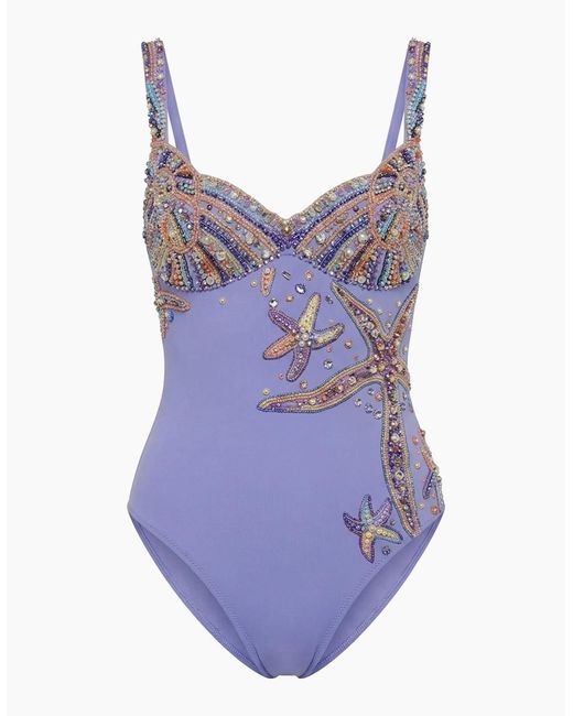 Oceanus Blue Selene Sea Shell Swimsuit