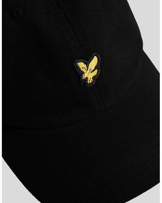 Lyle & Scott Black Baseball Cap for men