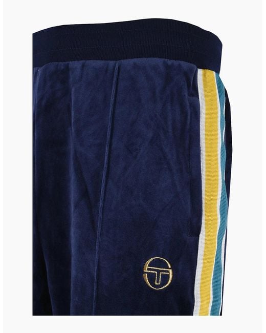 Sergio Tacchini Blue Monte Track Pant Maritime/Mango Mint for men