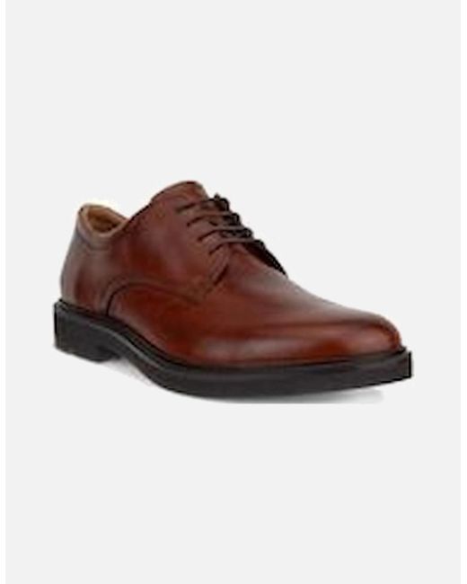 Ecco Brown New City With Welt 525604-01053 Smart Leather Shoes for men