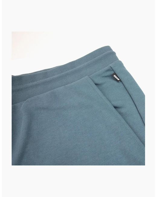 Boss Blue Lamont 92 Rubber Logo Jogging Pants 445 for men