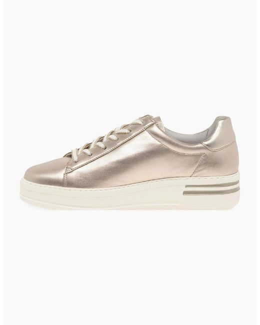 Gabor White Keystone Trainers