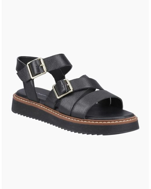 Hush Puppies Black Cady Sandals