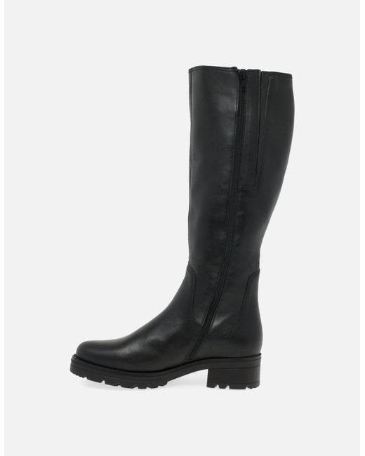 Gabor Black Sadberge L Knee High Boots