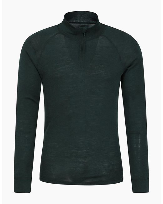 Mountain Warehouse Gray Merino Ii Base Layer Top for men
