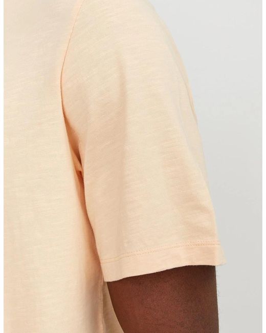 Jack & Jones Natural Crew Neck Regular Fit T-Shirt for men
