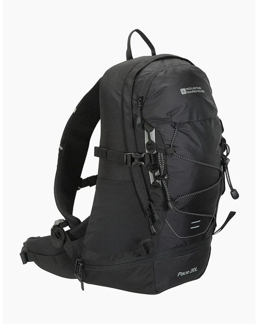 Mountain Warehouse Black Pace 20L Backpack