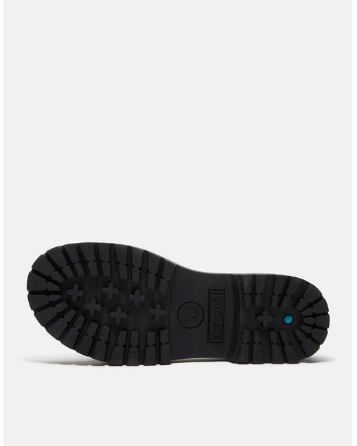 Timberland Black Stone Street Backstrap Full Grain Leather Sandals