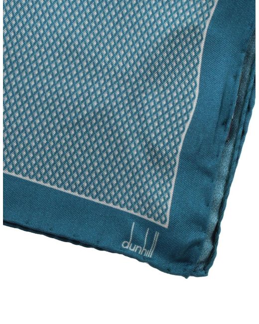 Dunhill Blue Pocket Square for men
