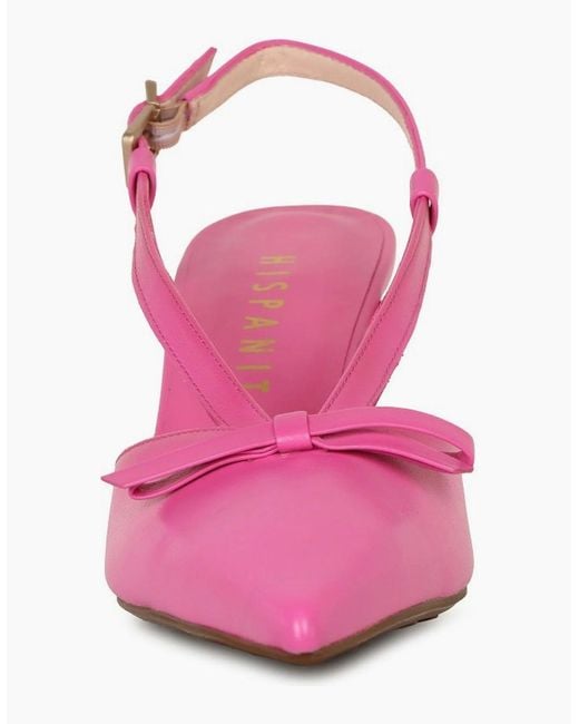 Hispanitas Pink Giorgia Open Court Shoes