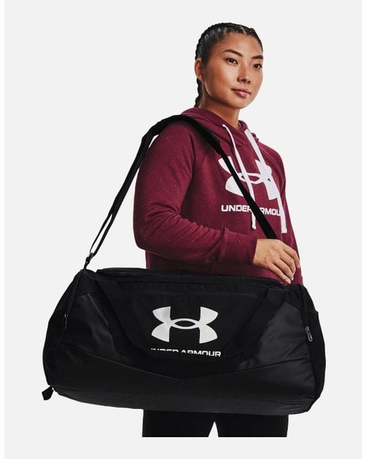 Under Armour Black Undeniable 5.0 Camouflage Duffle Bag for men
