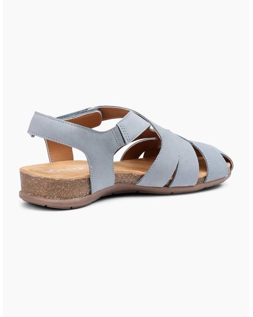 Hotter Gray Carpa Sandals