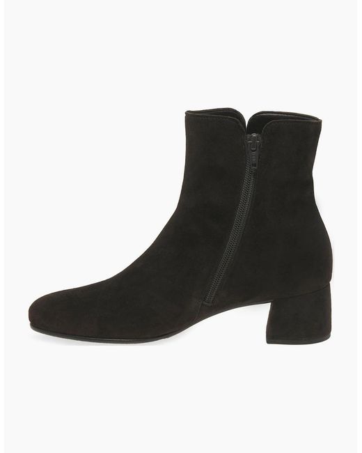 Gabor Black Abbey Ankle Boots