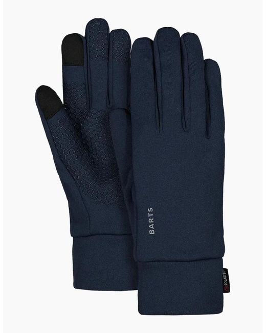 Barts Blue Powerstretch Quick Drying Slim Fitting Gloves for men