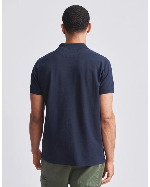 aubi Blue Croft Polo for men
