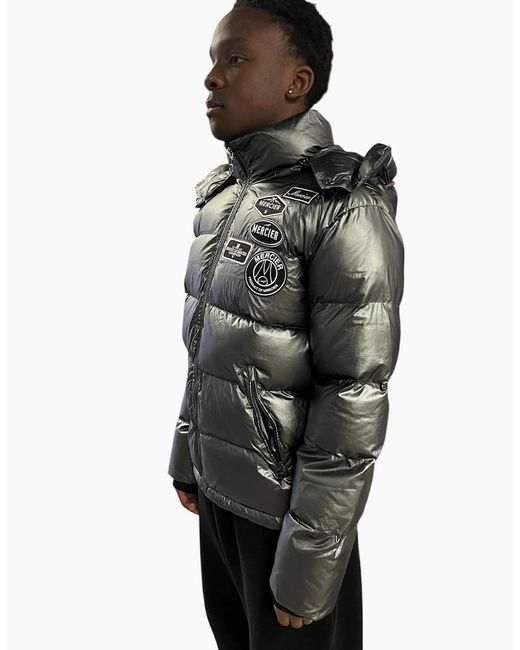Mercier Gray Puffa Jacket for men