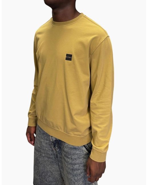 OUTHERE Blue Small Logo Sweatshirt for men
