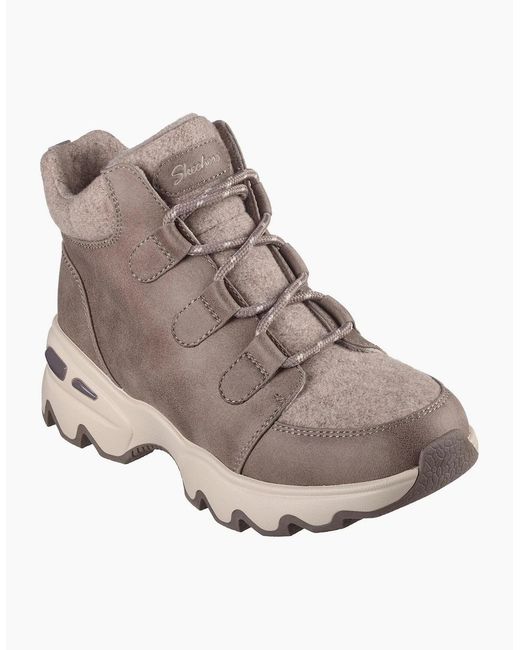Skechers Gray Biglug Non Waterproof Walking Shoes
