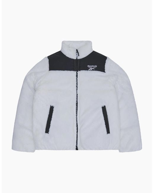 Reebok Blue Rb2110 Reversible Puffer