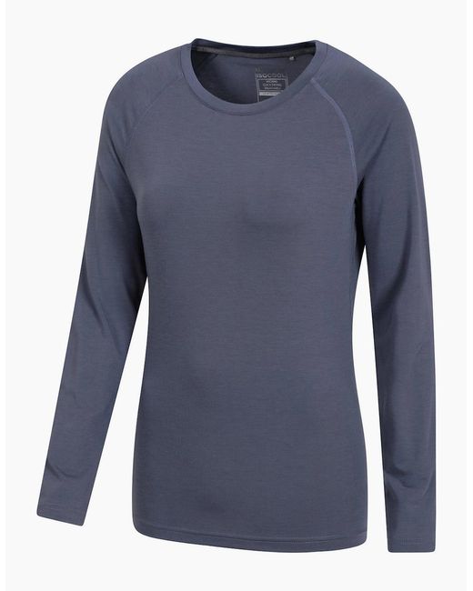 Mountain Warehouse Purple Ladies Quick Dry Long-Sleeved Top