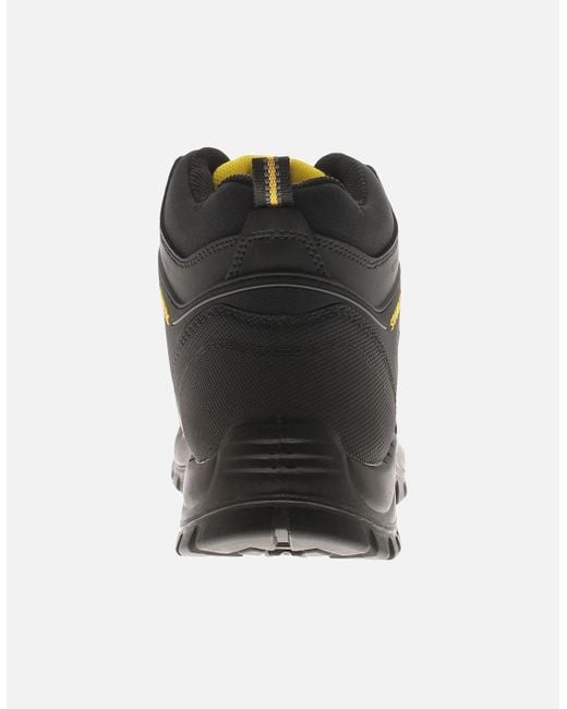 Stanley Black Safety Boots Steel Toe Brampton Leather Uk Size for men