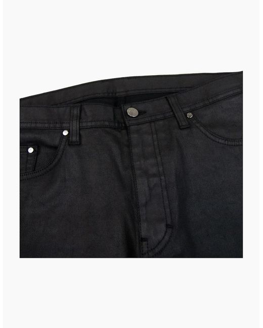 Versace Black Shiny Material Casual Denim Jean for men