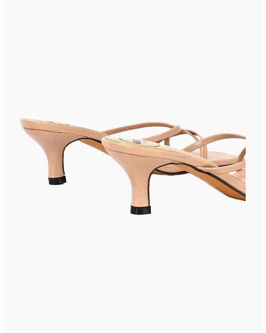 XY London Pink Ladies Dream Kitten Heel Mules