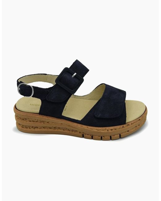 Waldläufer Black Arlene 677001 Ladies Sandal