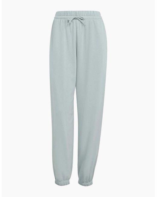 Adidas Blue Fleece Slim Fit Joggers