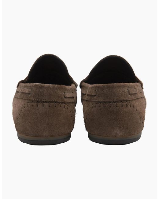 Frank Wright Brown Duggan Loafers for men