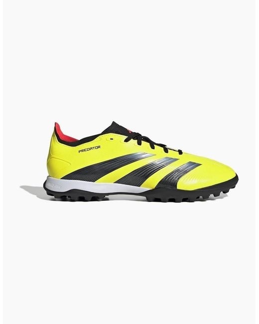 Adidas Predator Yellow Predator 24 League Low Turf Football Boots for men