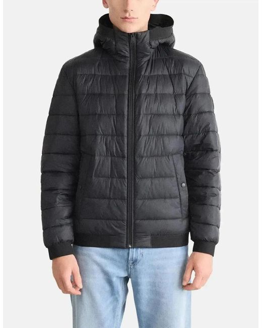 Boss Blue Boss Odenis Hooded Puffer Jacket for men