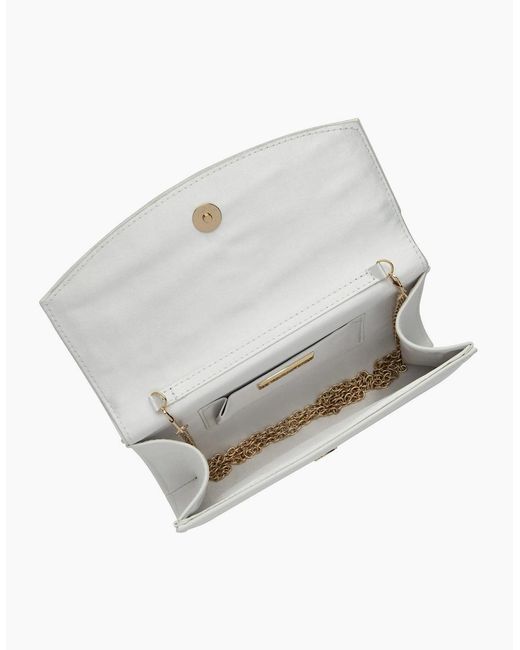 Lotus Gray Trance Clutch Bag