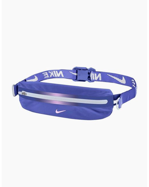 Nike Blue 4.0 Logo Running Belt