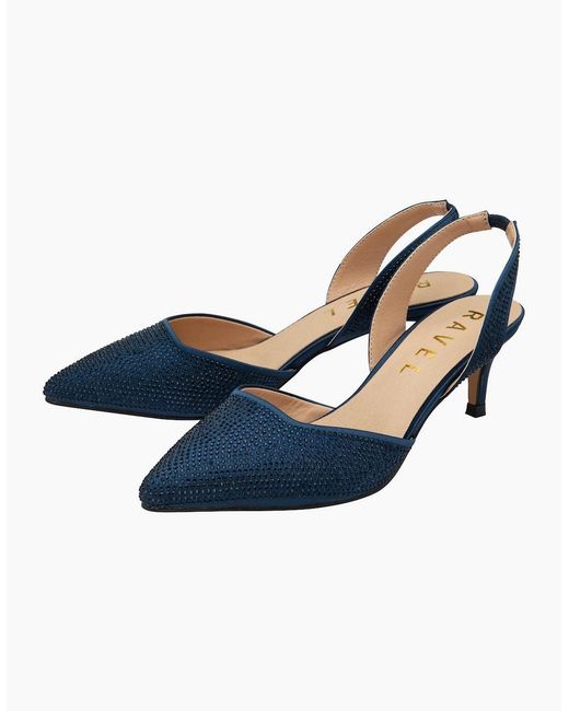 Ravel Blue Mallow Court Shoes