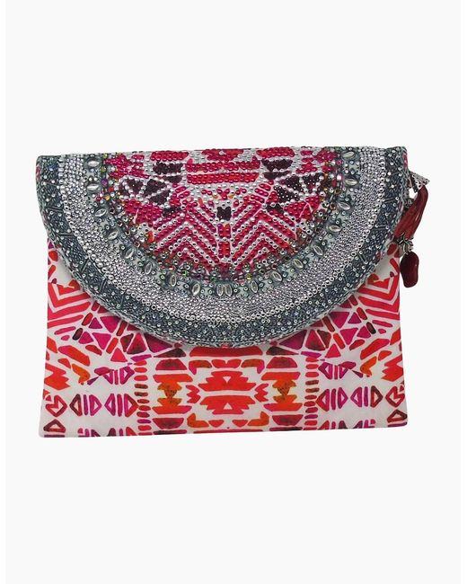 Inoa White Fashion Shiraz/1923 Clutch Bag