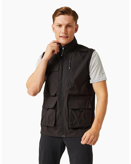 Regatta Black Travel Light Packaway Gilet for men