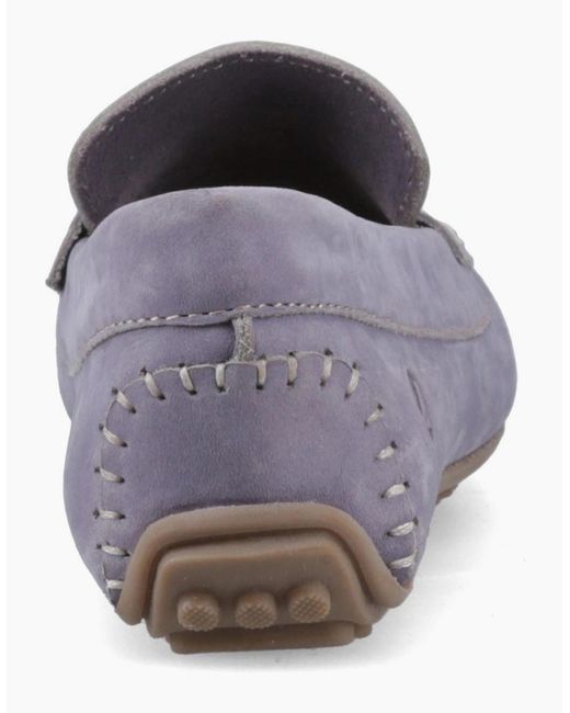 Sperry Top-Sider Gray Sperry Salvador Slip On Nubuck Lilac Moccasins Shoes