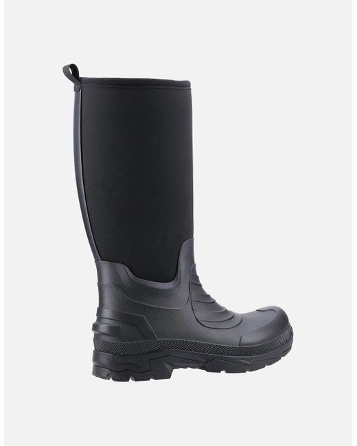 Cotswold Black Kenwood Wellingtons for men