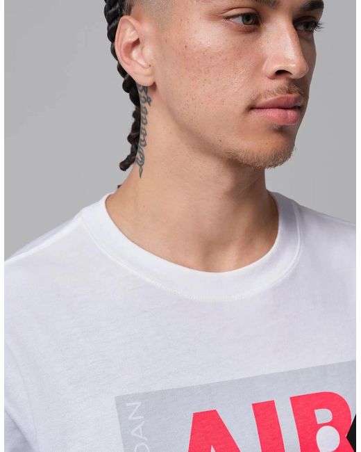 Nike Gray Jordan Graphic T-Shirt for men